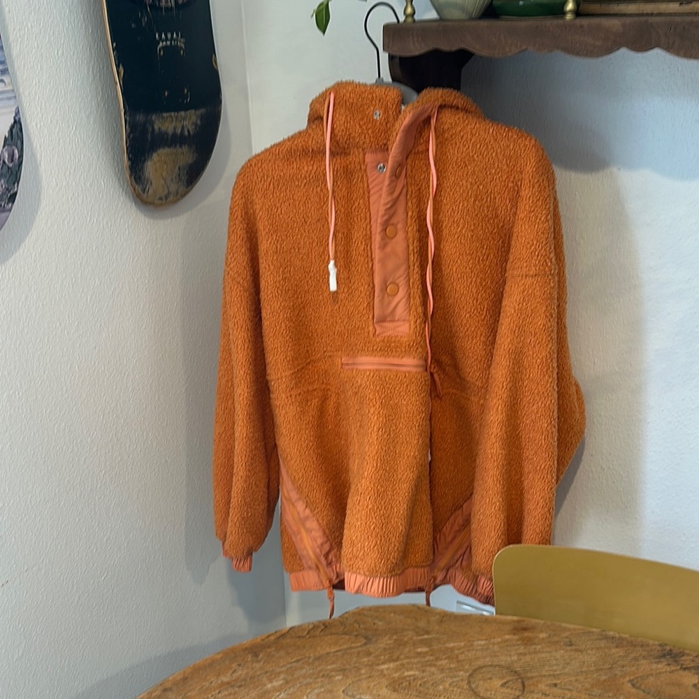 Free People orange sweater